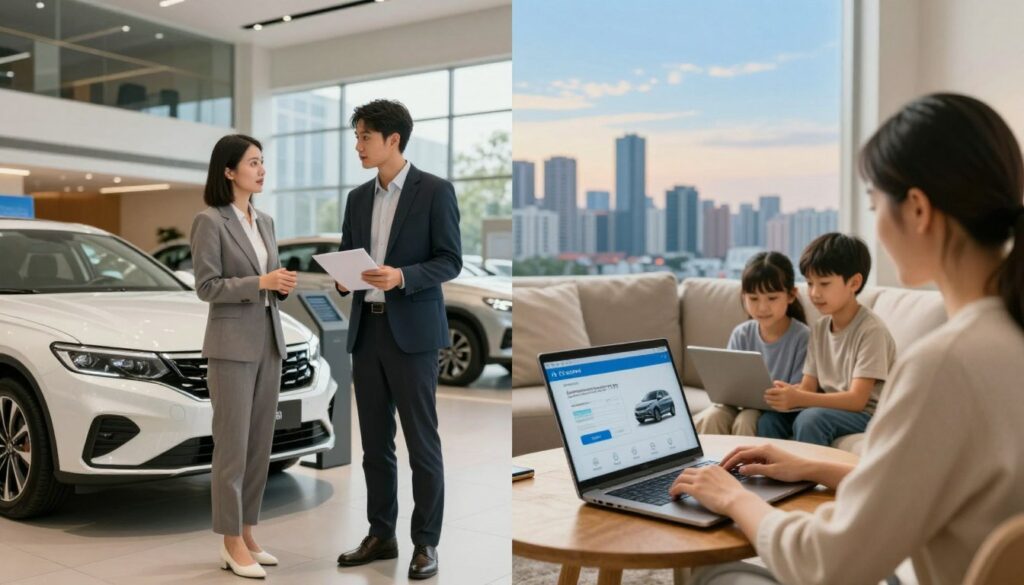 porównanie metod sprzedaży samochodu